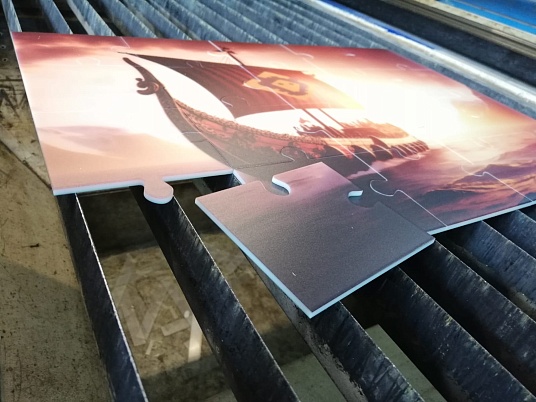 Изготовление пазлов