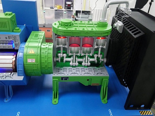 Макет дизельной электростанции