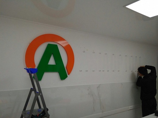 Вывеска несветовая. ASIAOPTOM