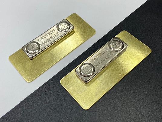 Бейджи из латуни